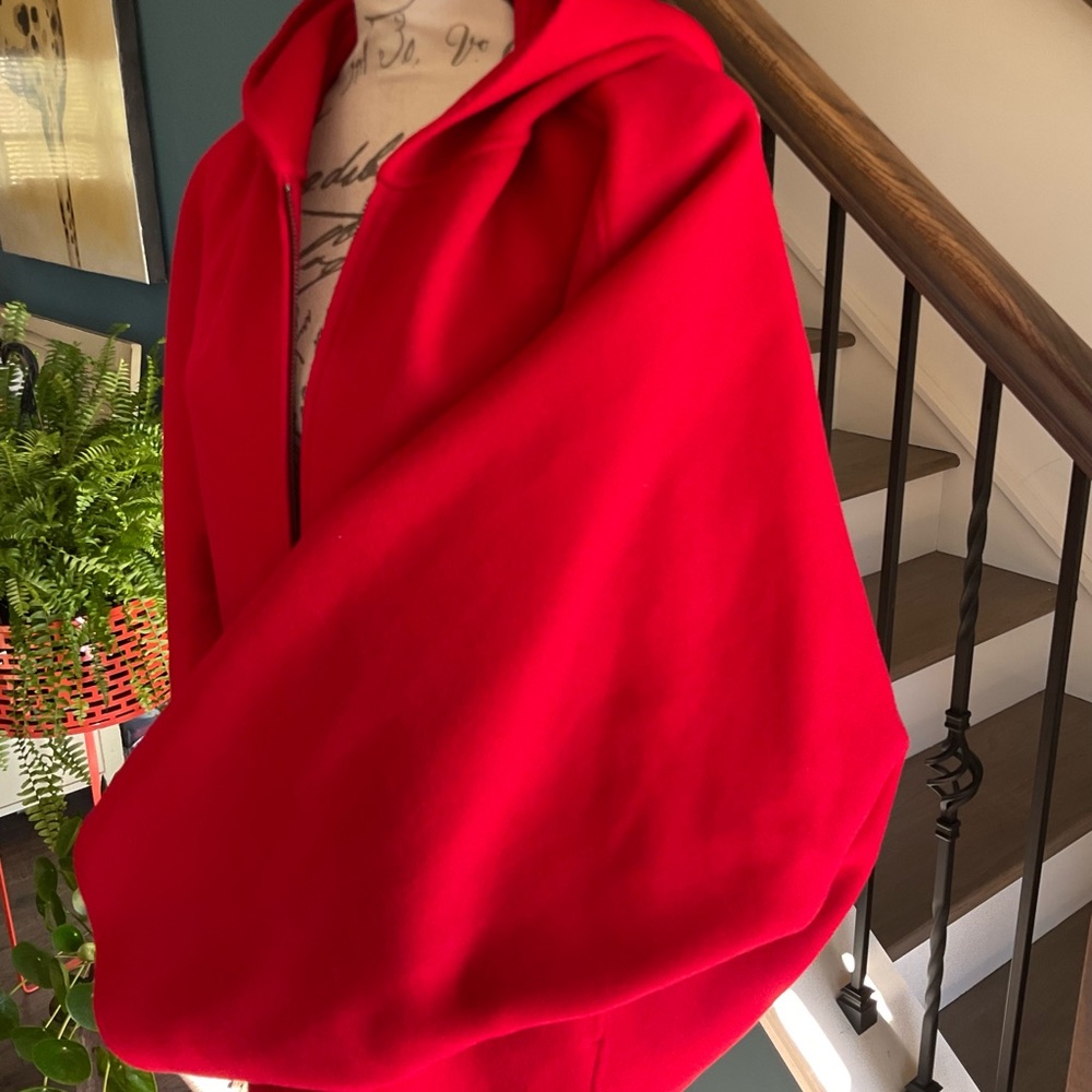 Mes Demoiselles Pantin red zip wool jacket, new - Picture 8 of 9
